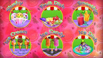 Icy Summer Food Making Game اسکرین شاٹ 1