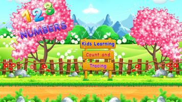 123 Number game for Kids Poster