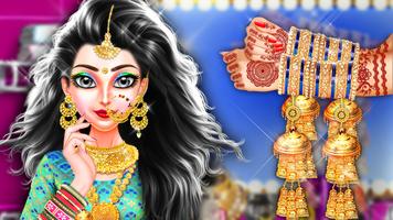 Indian Wedding Game - Makeup Cartaz