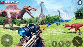 Wild Dinosaur Hunting Games Poster