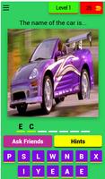 Fast&Furious Car Quiz Affiche