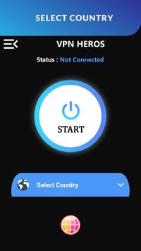 VPN HEROS | Free, Secure, Fast Proxy Unlimited screenshot 1
