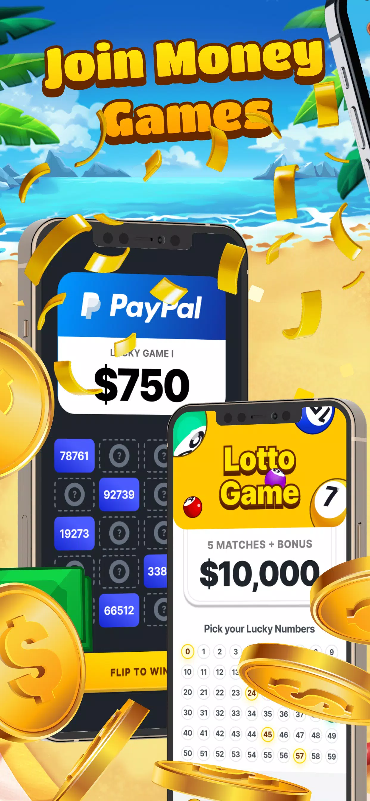 Tropical Crush: Win Cash Prize