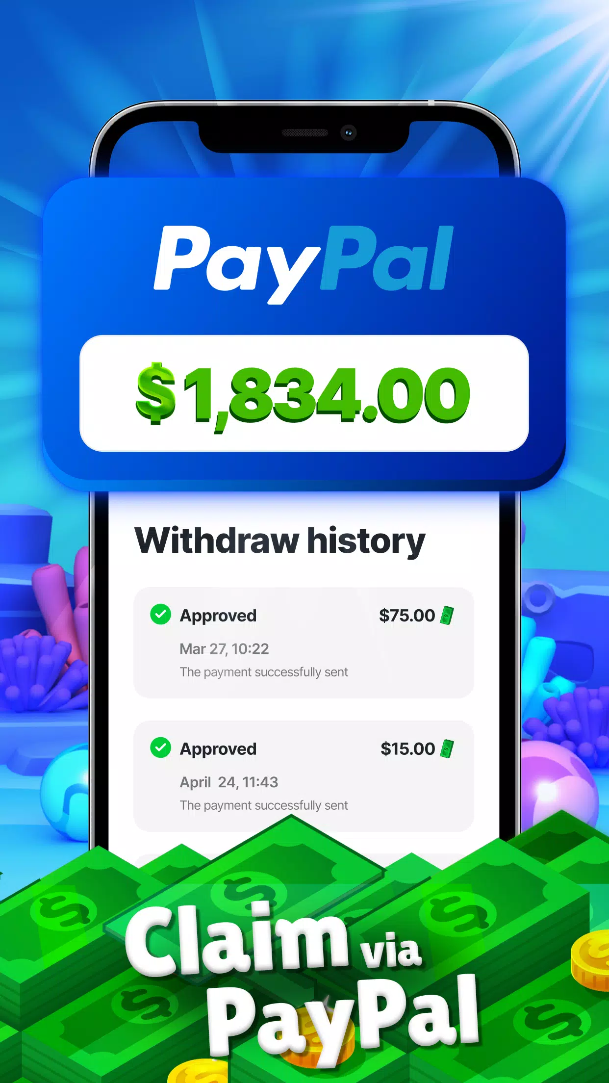 Bubble Bling: Win Real Money