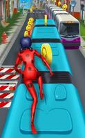Subway Runner LadyBug Super Adventure3D Game स्क्रीनशॉट 3