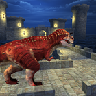 Wild Dinosaur Stunt Run Adventure 3D иконка