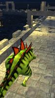 Wild Dinosaur Stunt Run Adventure 3D captura de pantalla 2