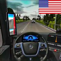 Euro Truck Simulator Game Affiche