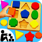 Sudoku Color Shapes Puzzle : Kids Free Game icon