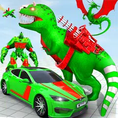 download Dino Robot Car Transform Games APK