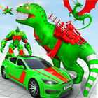 Dino Robot Car Transform Games আইকন