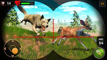 Wild Wolf Hunting Zoo Hunter captura de pantalla 1