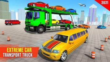 Grand Car Transport : US Truck Driving Games capture d'écran 1