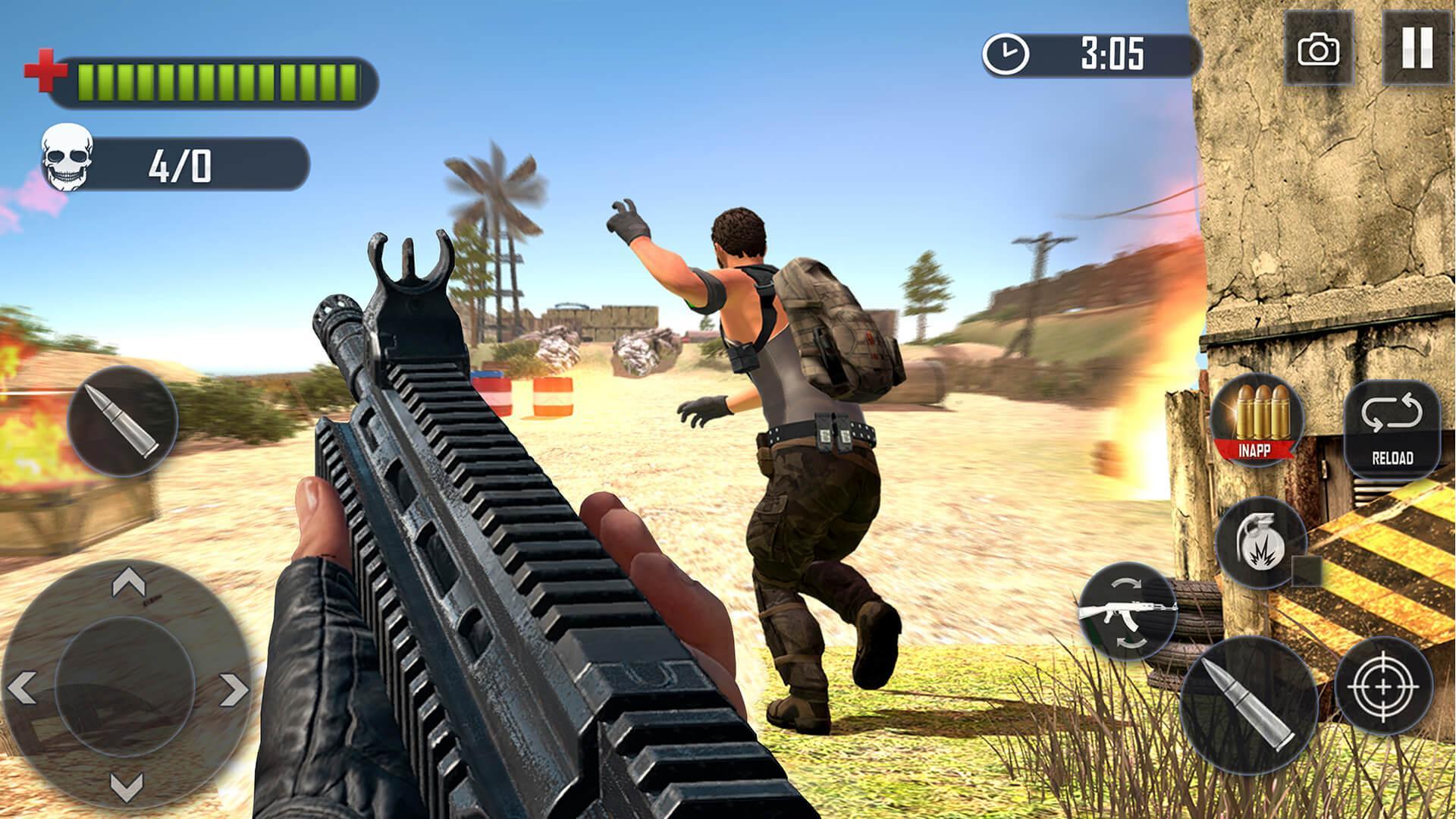 Battleground Fire Free Shooting Games 2020 For Android Apk Download - best roblox gun games 2020