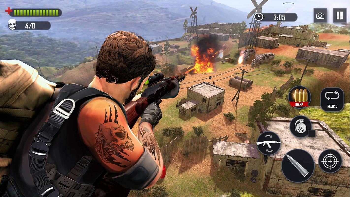 Battleground Fire : Free Shooting Games 2019 for Android ...