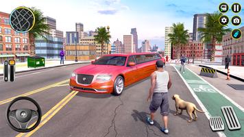 Real Limo Car: Limousine Games imagem de tela 1