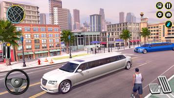 Limousine Parking:Limo Taxi 3D captura de pantalla 2