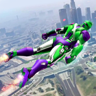 Flying Hero Robot City Rescue icon