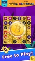 Crypto Tiles Earn Real Bitcoin Affiche