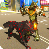 Multi Wolf Robot Transform Hero vs Robot Villains icon