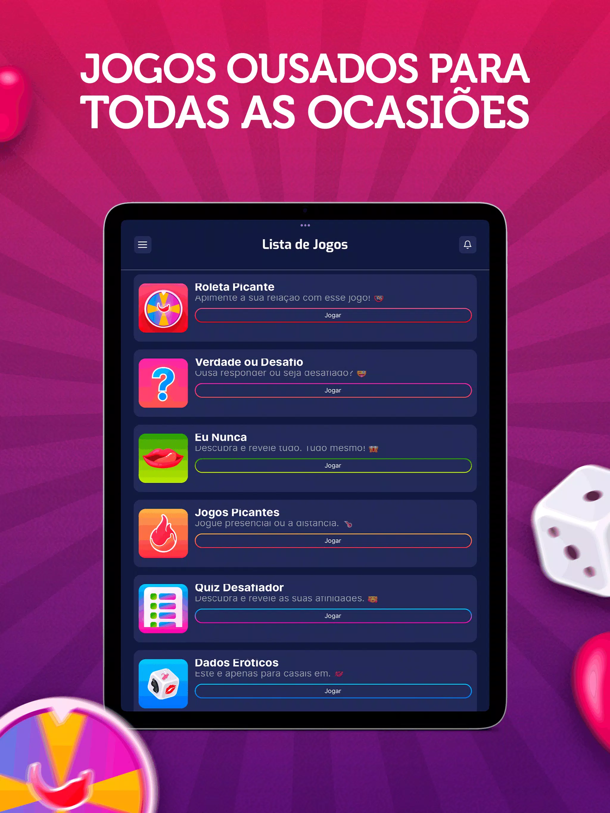 Jogo Verdade ou Desafio Para Casais - Sexy Home