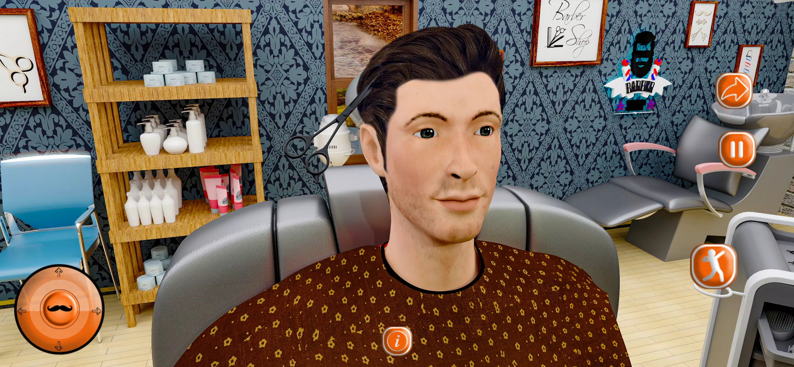 Trillion Games on X: Play as a Barber 🎮 Virtual Barber The Hair Cutting Shop  Game Download Game:  #virtual #barber #hair #cutting  #shop #BeardStyles #modern #hairdresser #barbershop #HairColor #haircut  #brushes #SanjuTrailer #