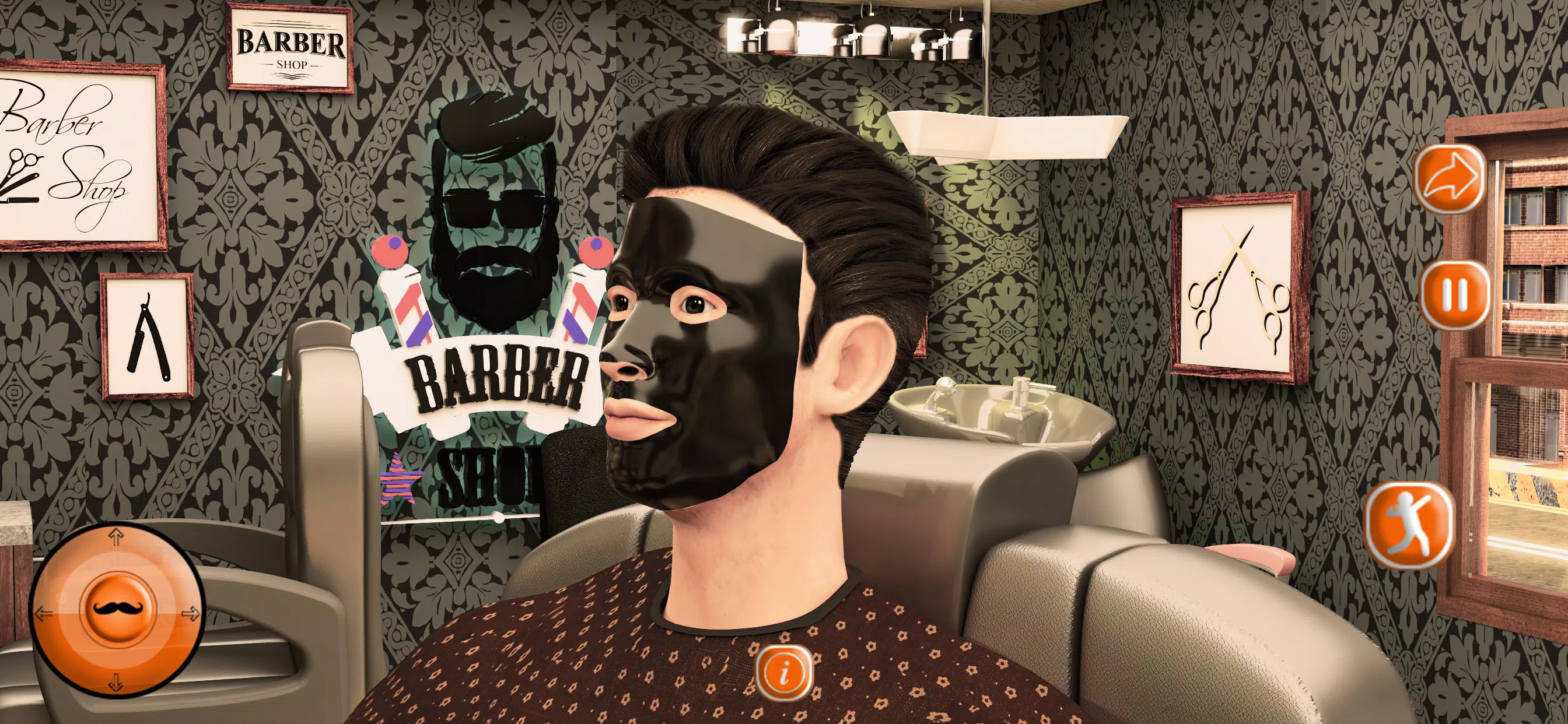 Barber shop, Cut Sim Games, 3DBrains, Fun Games