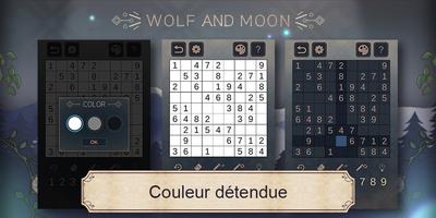 Loup et lune: sudoku capture d'écran 2