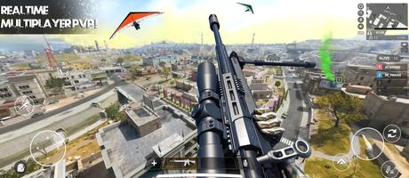 Ghost Sniper Gun Shooting Game Ekran Görüntüsü 2