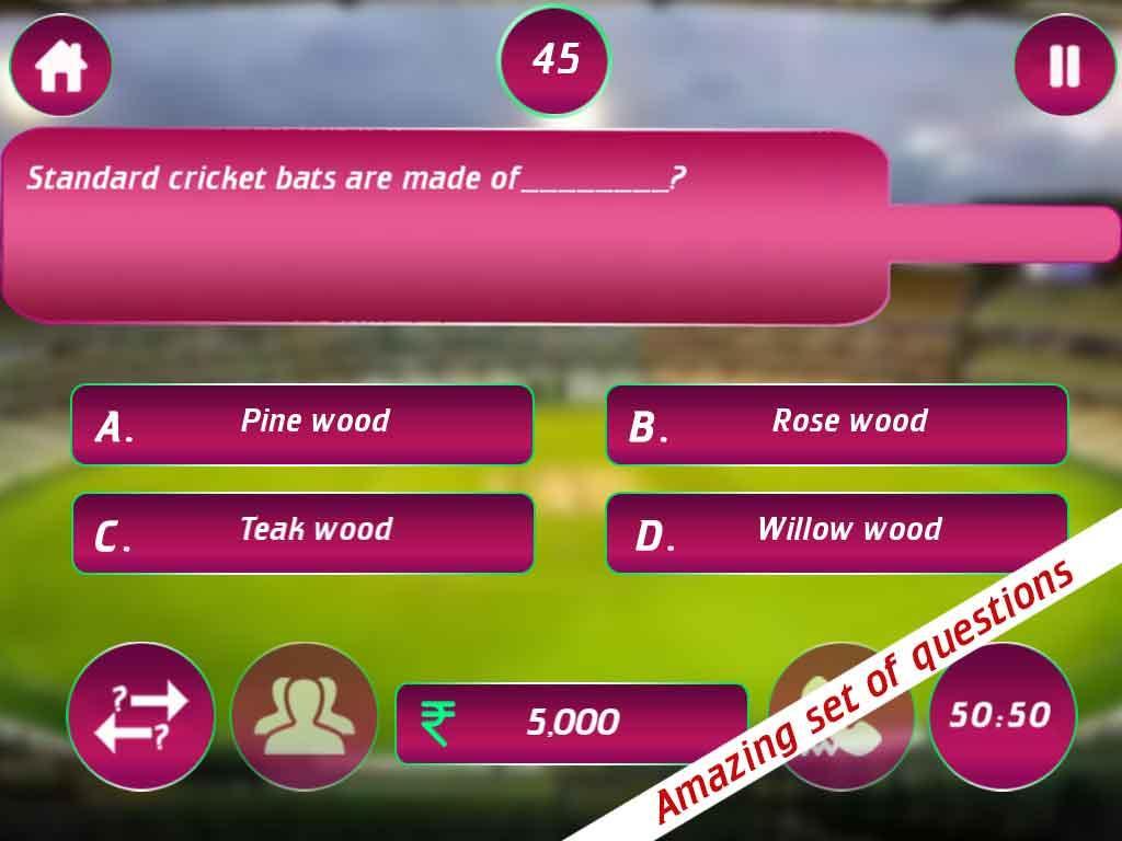 Crorepati Cricket Trivia Quiz For Android Apk Download