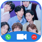 BTS Fake call & Chat icône