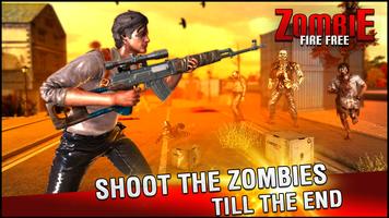 zombi feu jeu gratuit : vrais jeux de zombi Affiche