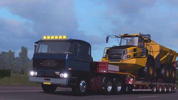 Euro Construction Transport Truck Simulator captura de pantalla 3