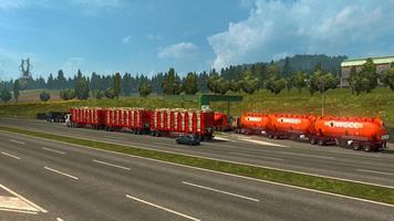 Truck Freight Transport Big Driving Simulator capture d'écran 1