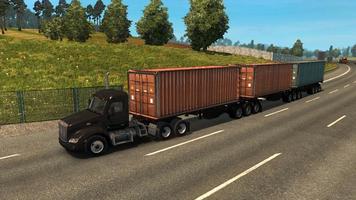 Truck Freight Transport Big Driving Simulator capture d'écran 2