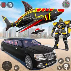 Скачать US Shark Robot Transform Games XAPK