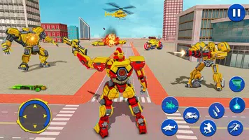 Requin jeu robot transform capture d'écran 1