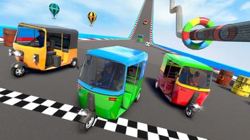 Modern Tuk Tuk Auto Stunt Game تصوير الشاشة 1