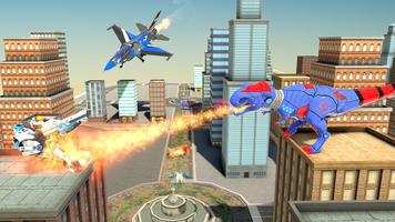 Dinosaur Robot Car Games ảnh chụp màn hình 3