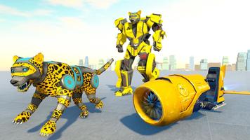Crazy Robot Car Transform Game Affiche