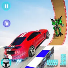 Flying Car Stunt Driving Games アプリダウンロード