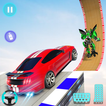 Flying Car Stunt Driving Games