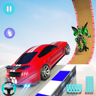 Flying Car Stunt Driving Games آئیکن