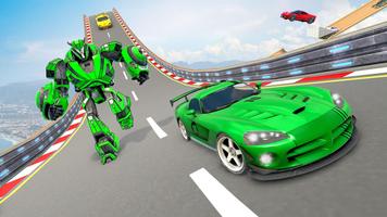 Robot Car Stunt Driving Games poster