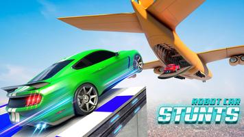 Flying Car Stunt Driving Games 截图 1