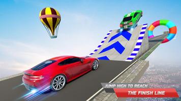 Flying Car Stunt Driving Games اسکرین شاٹ 2