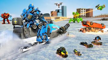 Frozen City Police Hero Robot تصوير الشاشة 1