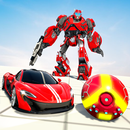Flying Ball Robot car Games APK