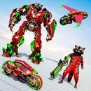 Raccoon Transform Robot Games APK