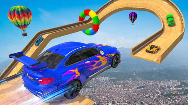 Skyline Car Stunt Games : Mega Ramp Car Games 截图 3